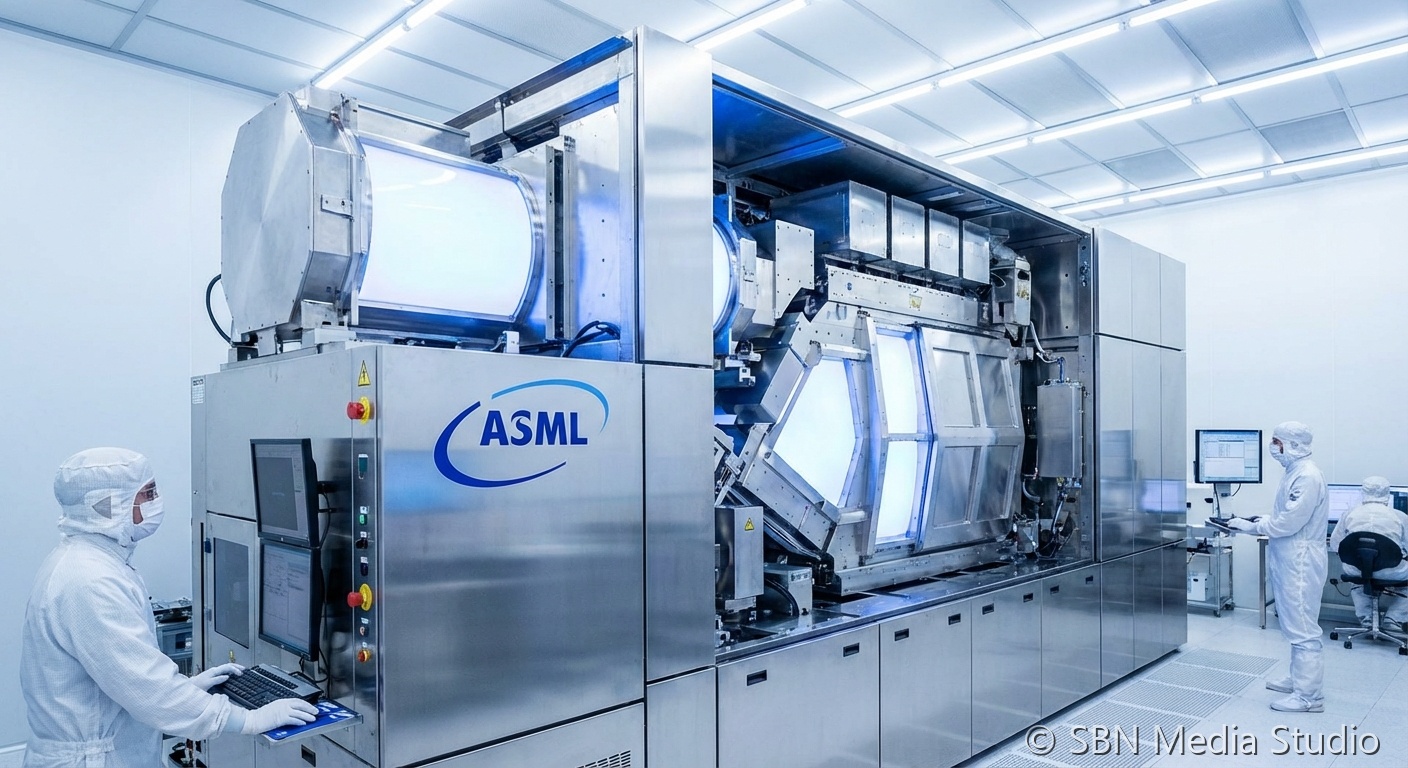 High-precision optical equipment representing ASML EUV lithography systems