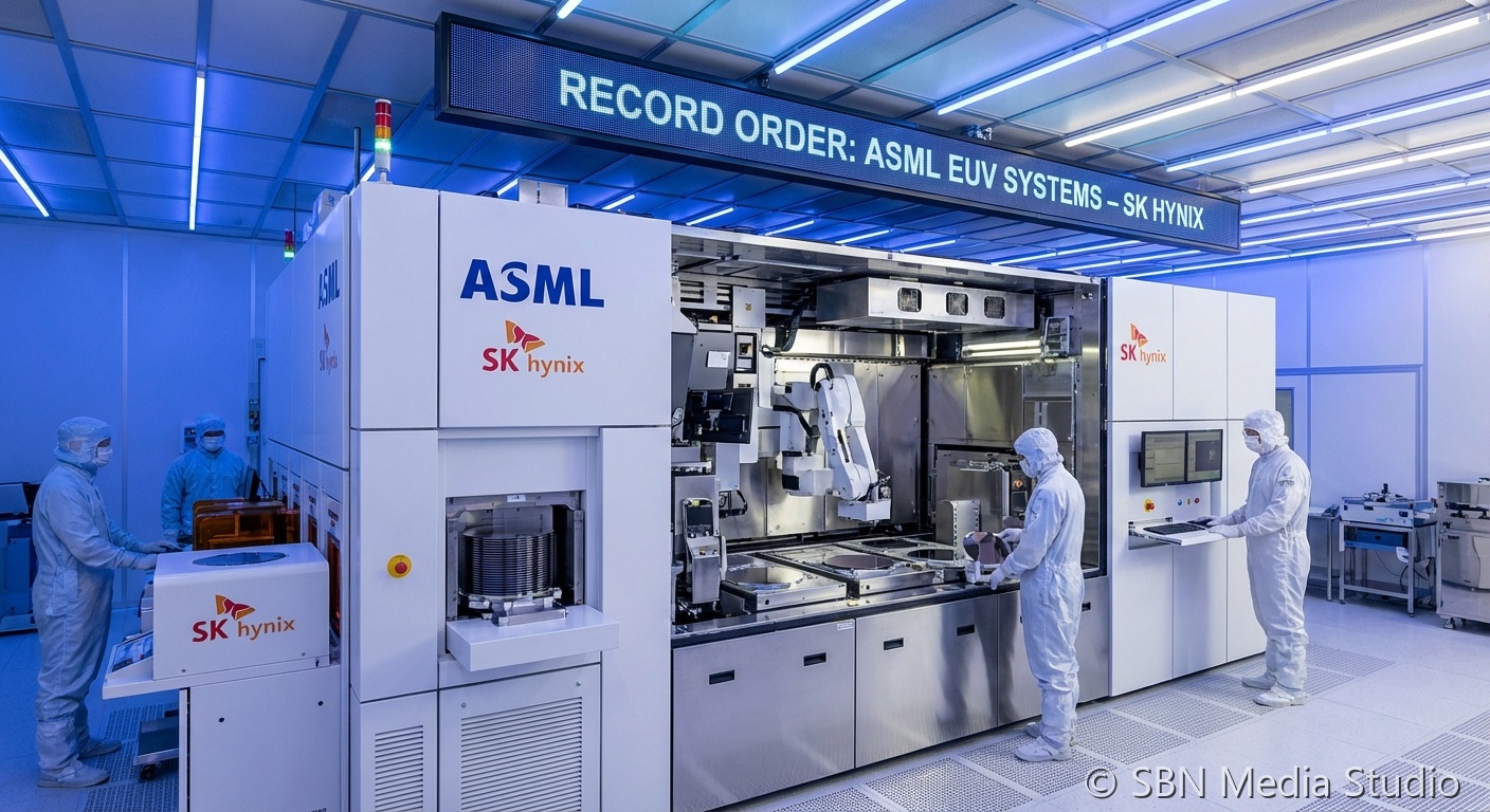 EUV lithography machine representing SK hynix ASML record order